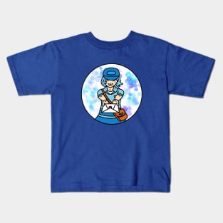 Cute mail lady Kids T-Shirt